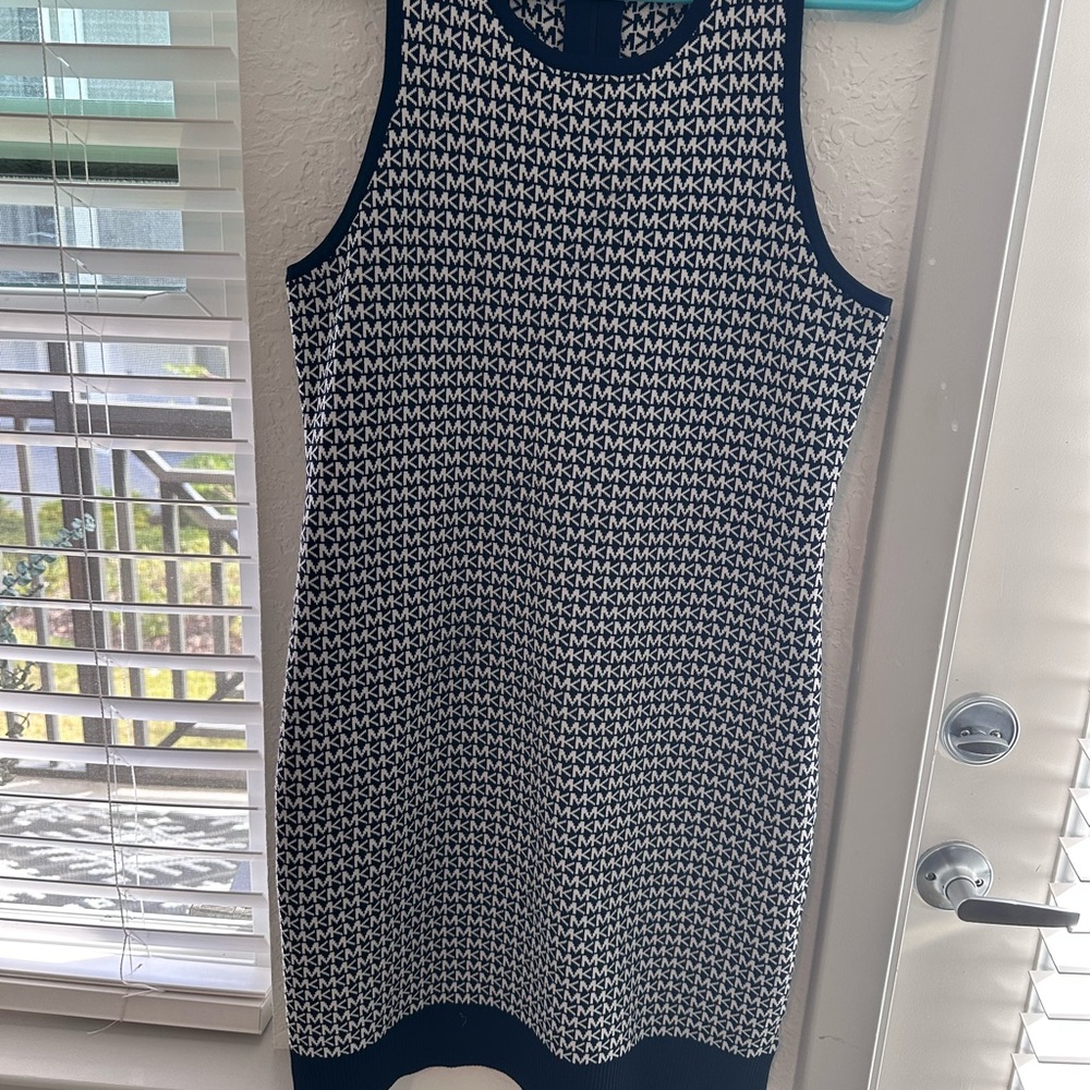 Michael Kors Stylish Black and White Dress